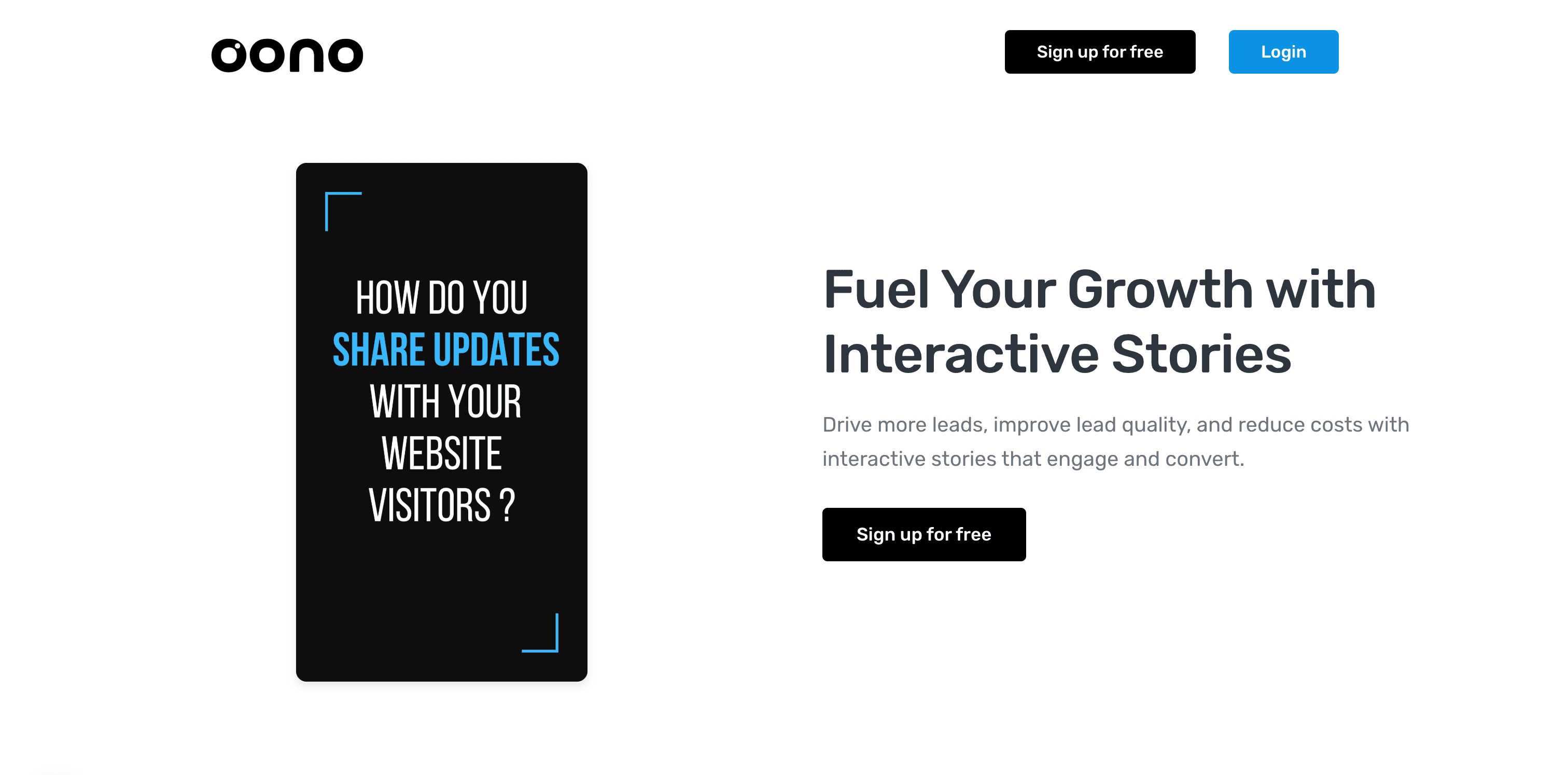 Oono AI - Stories Editor