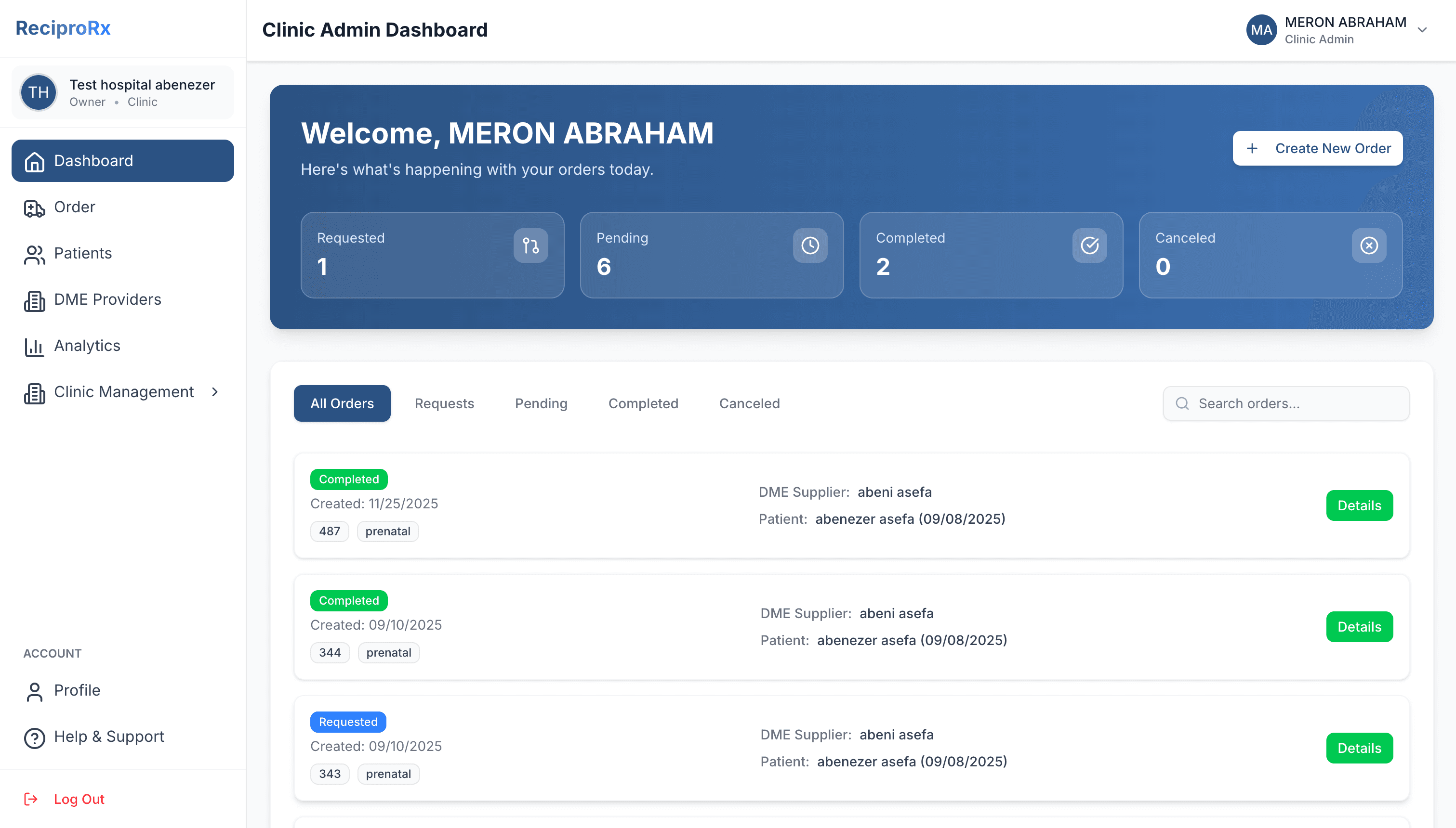 ReciproRx — AI DME e-Prescribing Platform